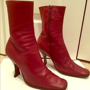 Prada Vero Cuoio Ankle Boots